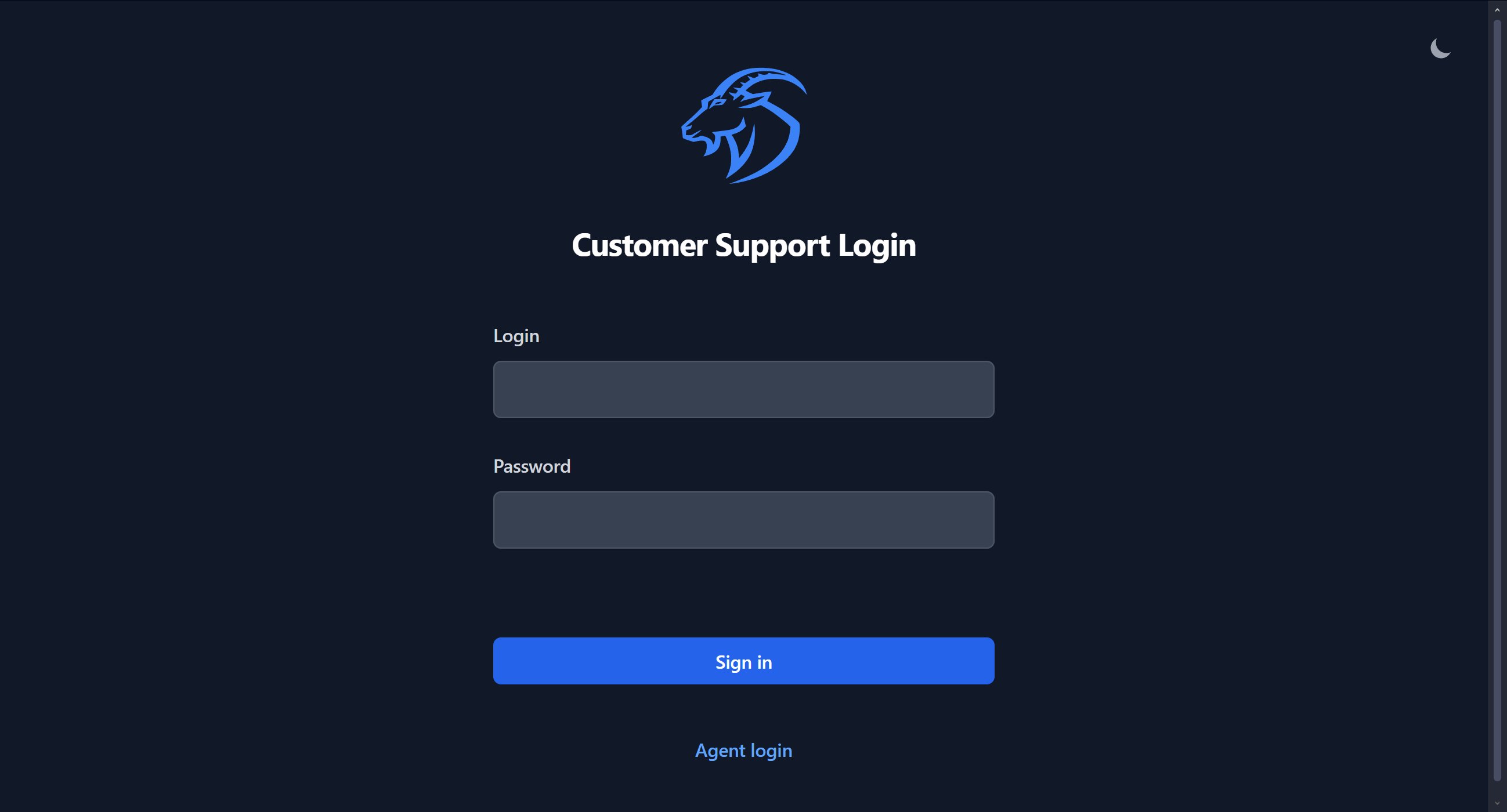 Customer Portal Login